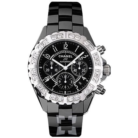 chanel mens ceramic watches|chanel j12 with diamonds.